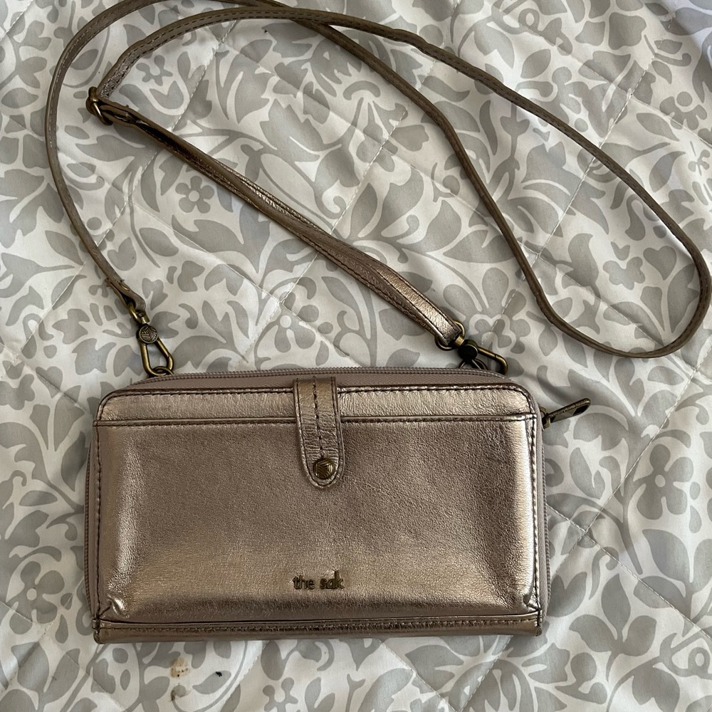 The Sak Metallic Crossbody